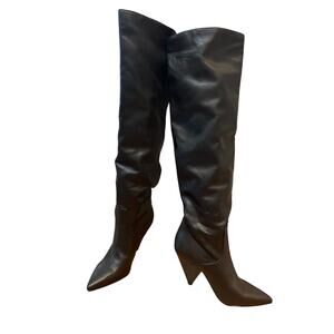 Indigo Rd Black Thigh‑High / Over‑the‑Knee Boots – Women’s Size 7